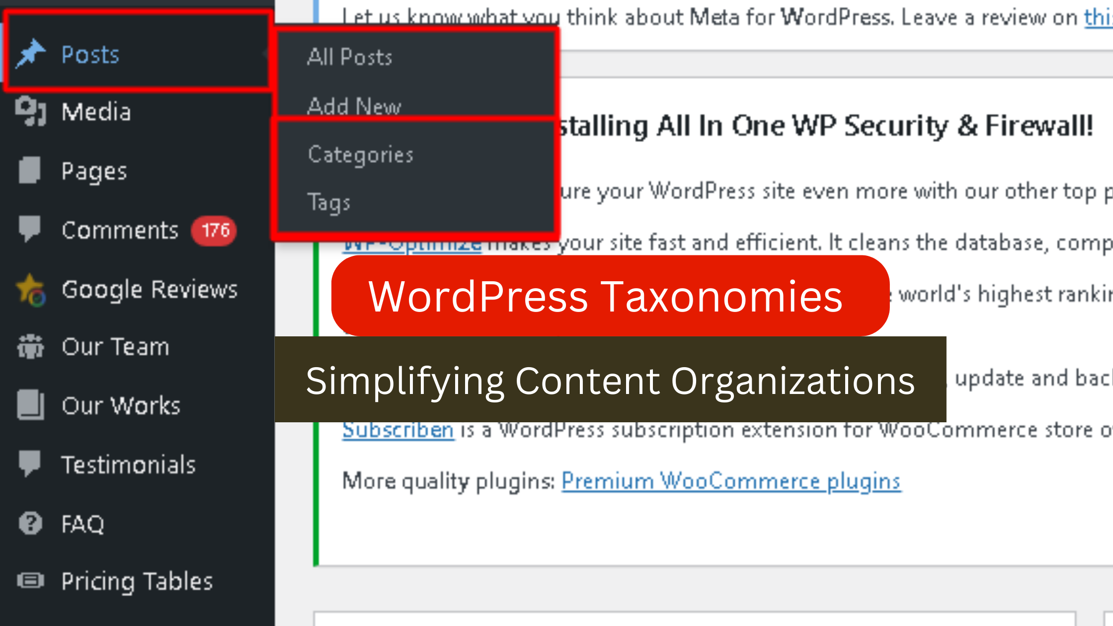 WordPress Taxonomies: Simplifying Content Organization
