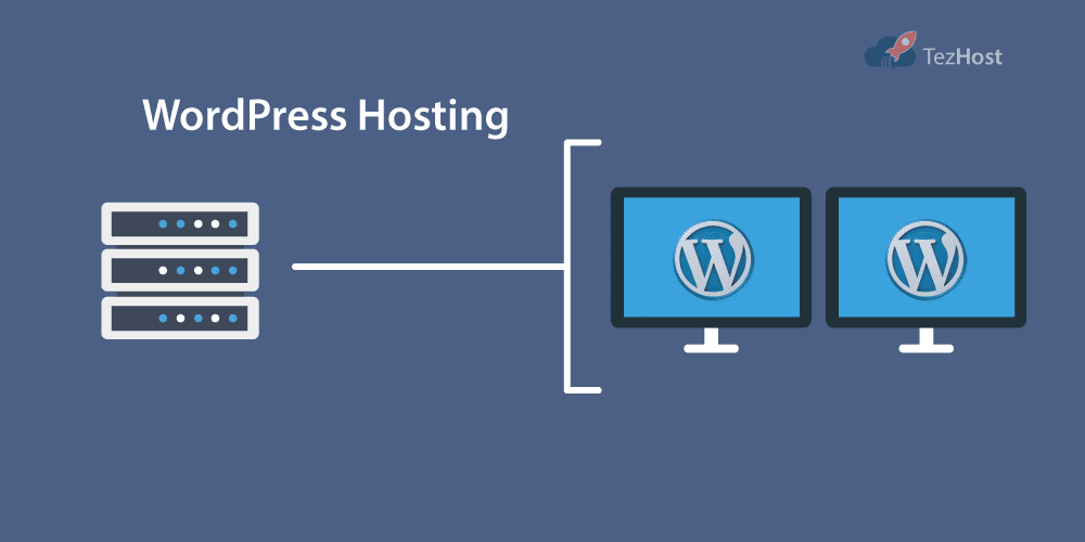 WordPress hosting Graphical Representation