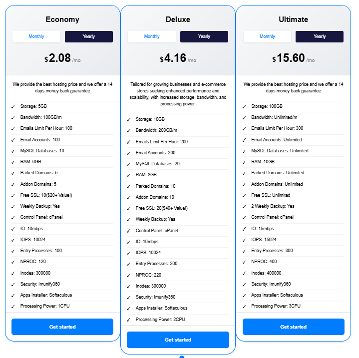 Reliable Hosting Provider