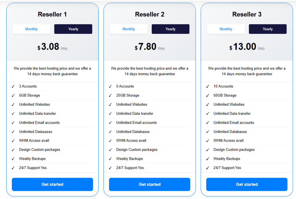 Reseller Hosting