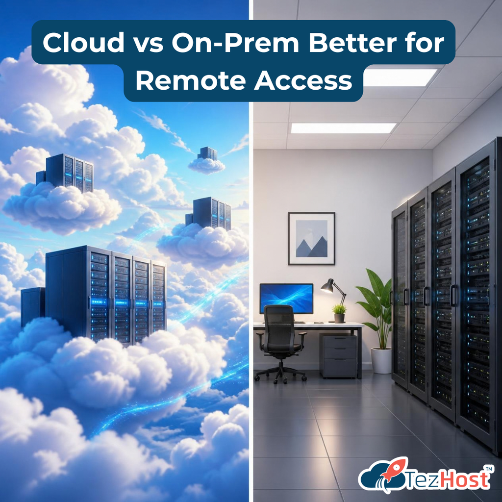 Cloud vs On-Premise
TezHost
cloud server
VPS
Virtual Private Server
Web Hosting