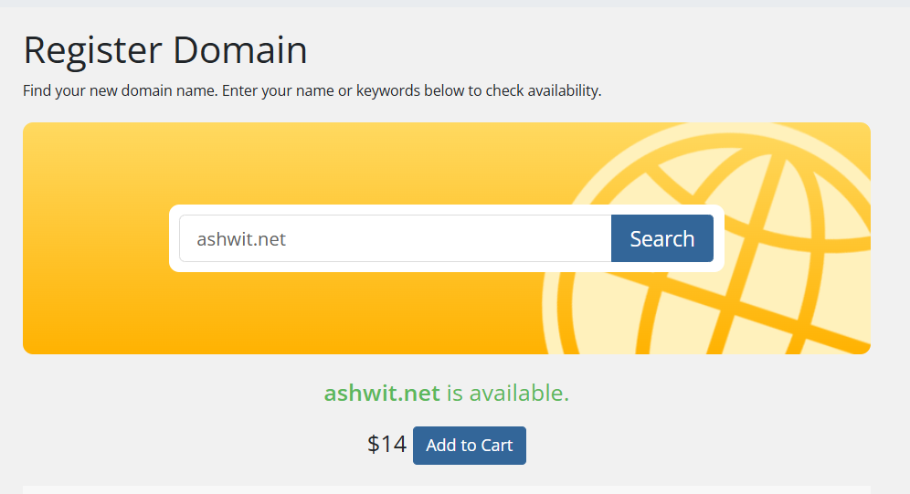 Register Domain Name
domain registration
tezhost