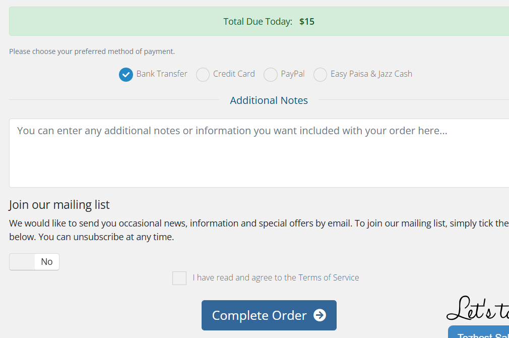 Register Domain Name
domain registration
tezhost