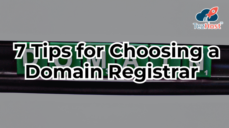 choosing a domain registrar for a business website