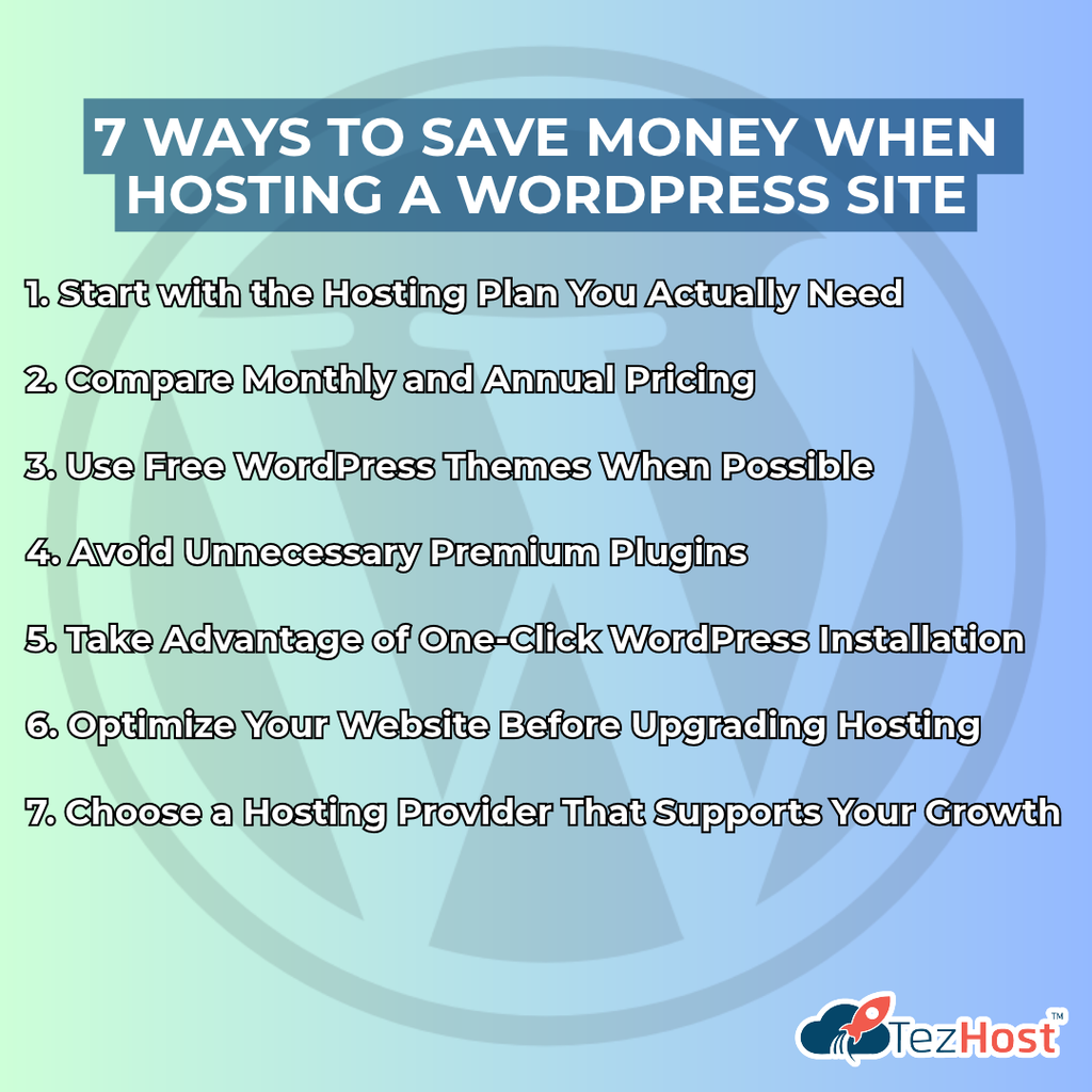 7 Proven Ways to Save Money When Hosting a WordPress Site