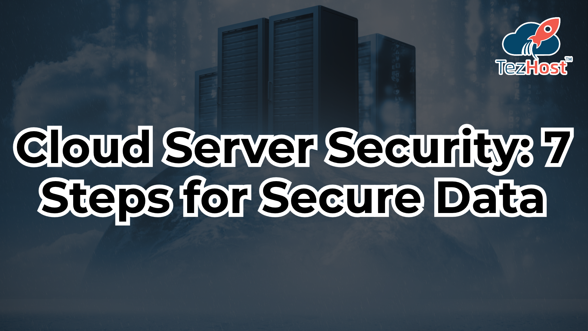 Cloud server security protecting sensitive business data with digital security measures