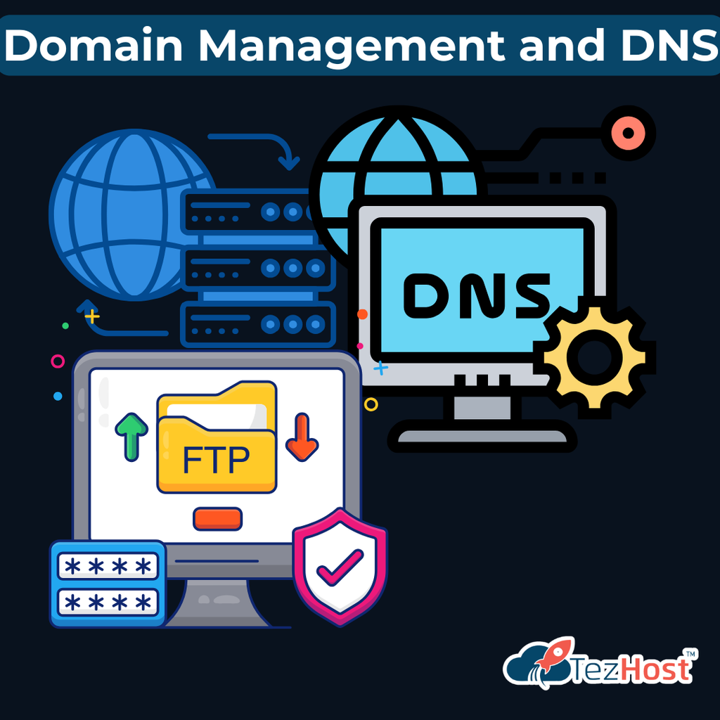 DNS management for a business domain