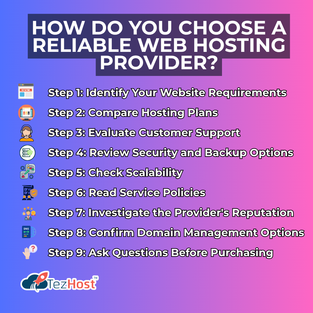 How Do You Choose a Reliable Web Hosting Provider?