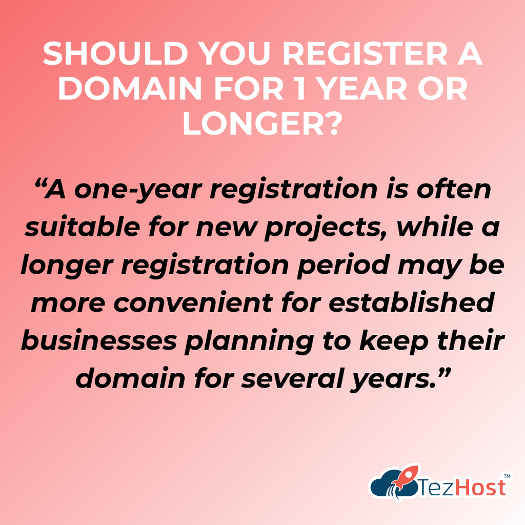 Should You Register a Domain for 1 Year or Longer?