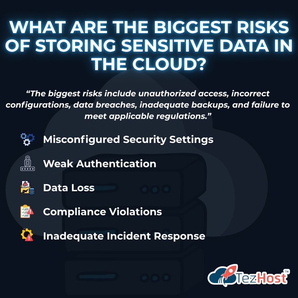 What Are the Biggest Risks of Storing Sensitive Data in the Cloud?