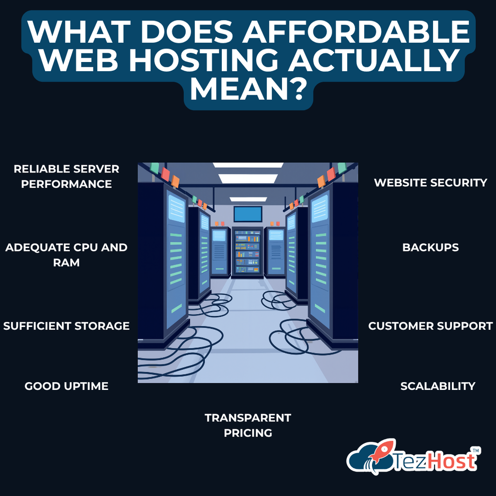 budget hosting quality and reliable website performance