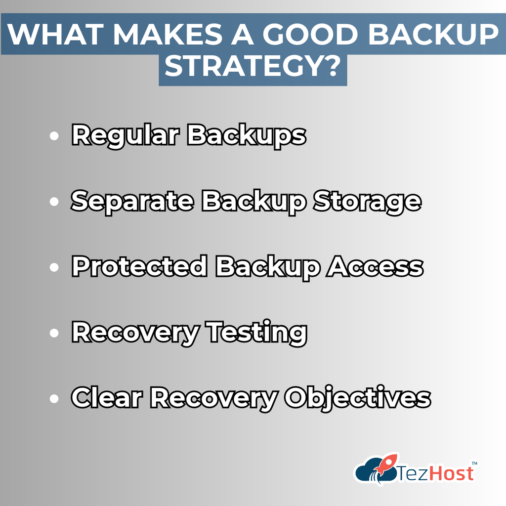What Makes a Good Backup Strategy?