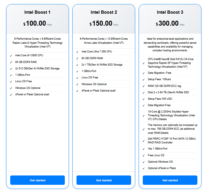 Types of Web Hosting: 7
dedicated hosting
tezhost