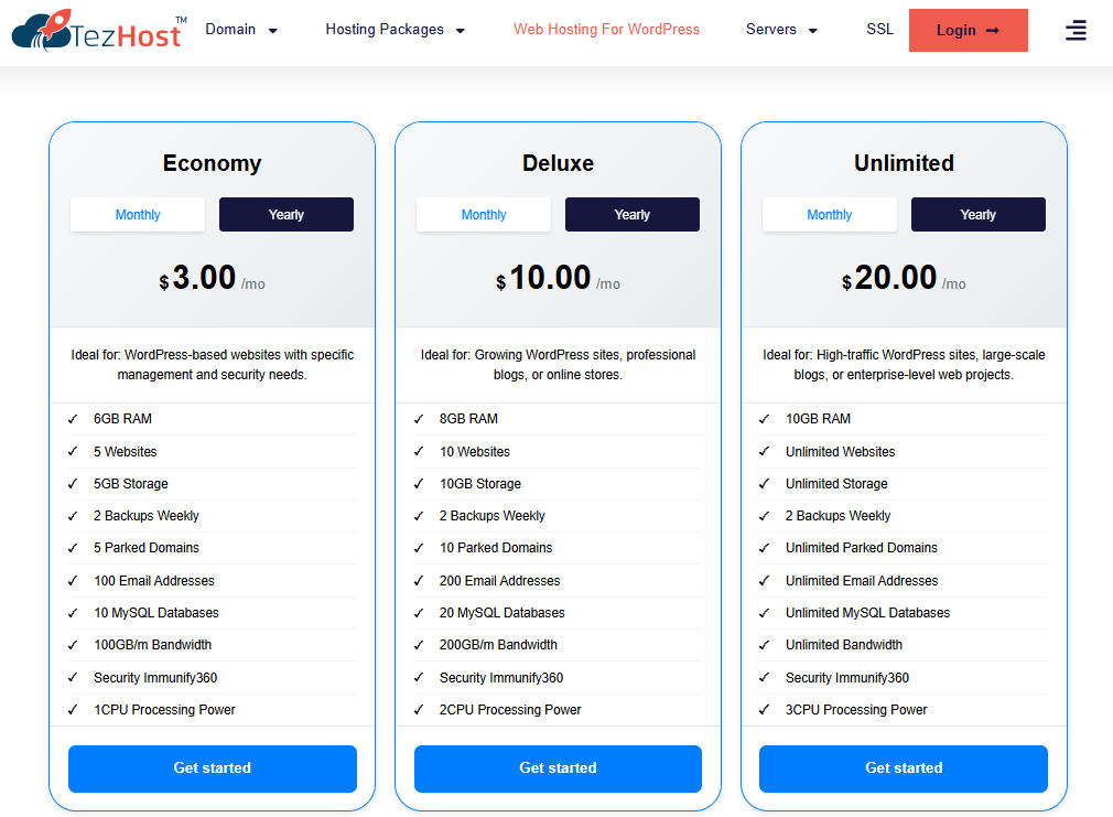 Types of Web Hosting: 7
managed wordpress hosting
tezhost